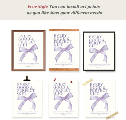 Coquette Yellow Bow Wall Art Decor Posters, Butter Yellow Bow Room Bedroom Bathroom Dorm Wall Art Decor Aesthetic for College Teen Girls Gifts, Inspirational Bible Verses Bow Wall Decor, 10x8 Inch Set of 4 Pcs Bow Pictures (UNFRAMED)