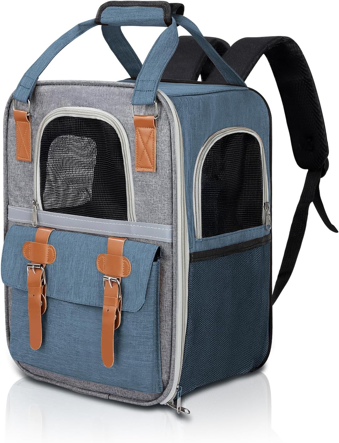 ‌ Cat Carrier Backpack, Airline Approved Mesh Dog Backpack with Breathable, Hiking, Travel, Camping, Pet Carriers Backpack for Large Cats and Small Dogs - Holds Pets up to 15 Lbs (Yellow)