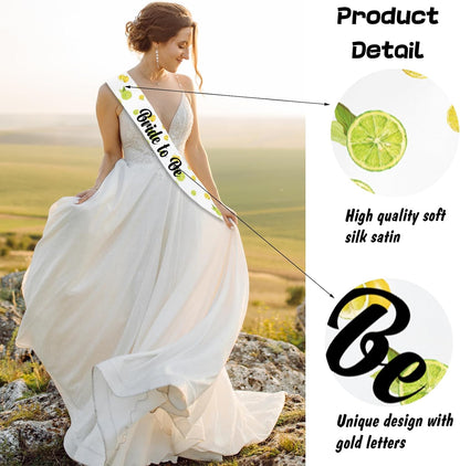 Capri Lemon Bride To Be Sash, I Found My Main Squeeze Sash for Capri Lemon Bachelorette Bridal Shower Wedding Engagement Party Supplies Decorations, Ideas, Gifts, Favors