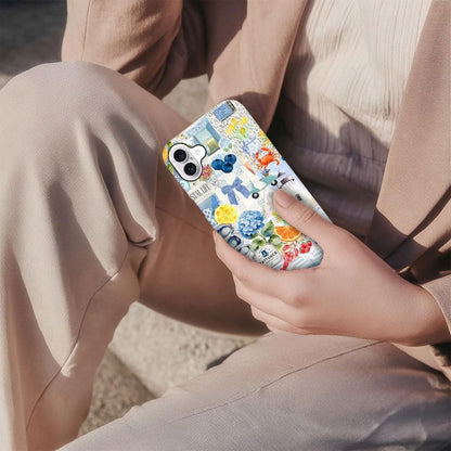 Compatible with iPhone 16,Durable & Shockproof Phone Case Cover Design - Italian Summer Lemon Collage
