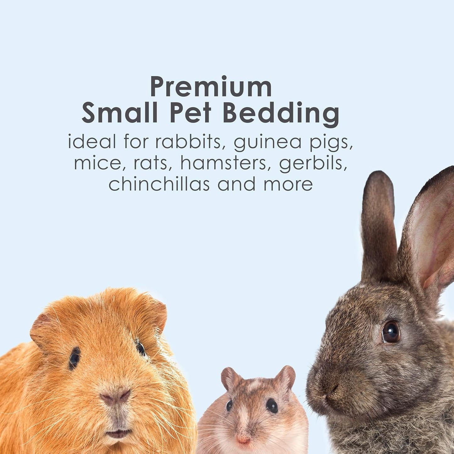 Clean & Cozy White Paper Bedding, Made for Small Animals, 85 Liters