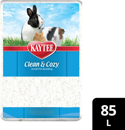 Clean & Cozy White Paper Bedding, Made for Small Animals, 85 Liters