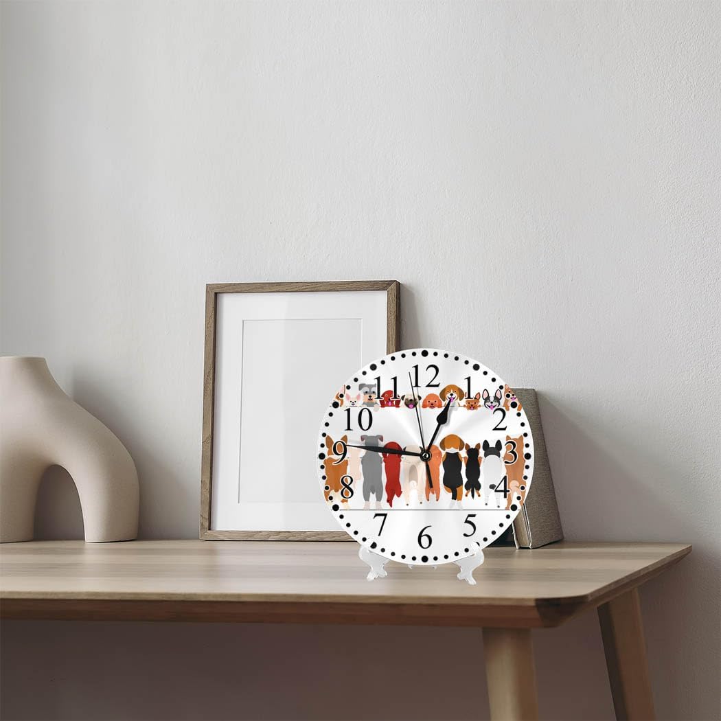 Clock Lemon Slice Style Wall Clock 10 Inch Silent Non-Ticking Clocks Battery Operated for Home Living Laundry Room Kitchen Bedroom Office