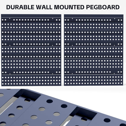 30PCS Wall Mounted Storage Bins, Plastic Tool Organizer for Garage Storage, Screws, Nuts, Bolts, Small Hardware Parts -Black, Yellow