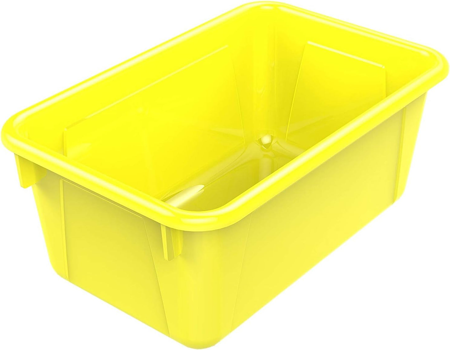 Small Cubby Bin, Yellow