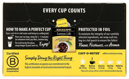 Tea Lemon Lift Tea, 6 Count