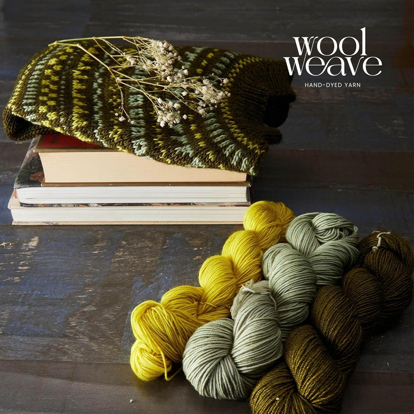 Superwash Merino Wool Yarn for Knitting & Crocheting - Premium Hand Dyed, 100gr, 240 Yards, Dk Weight - Luxurious, Soft & Durable Bright Yellow Yarn