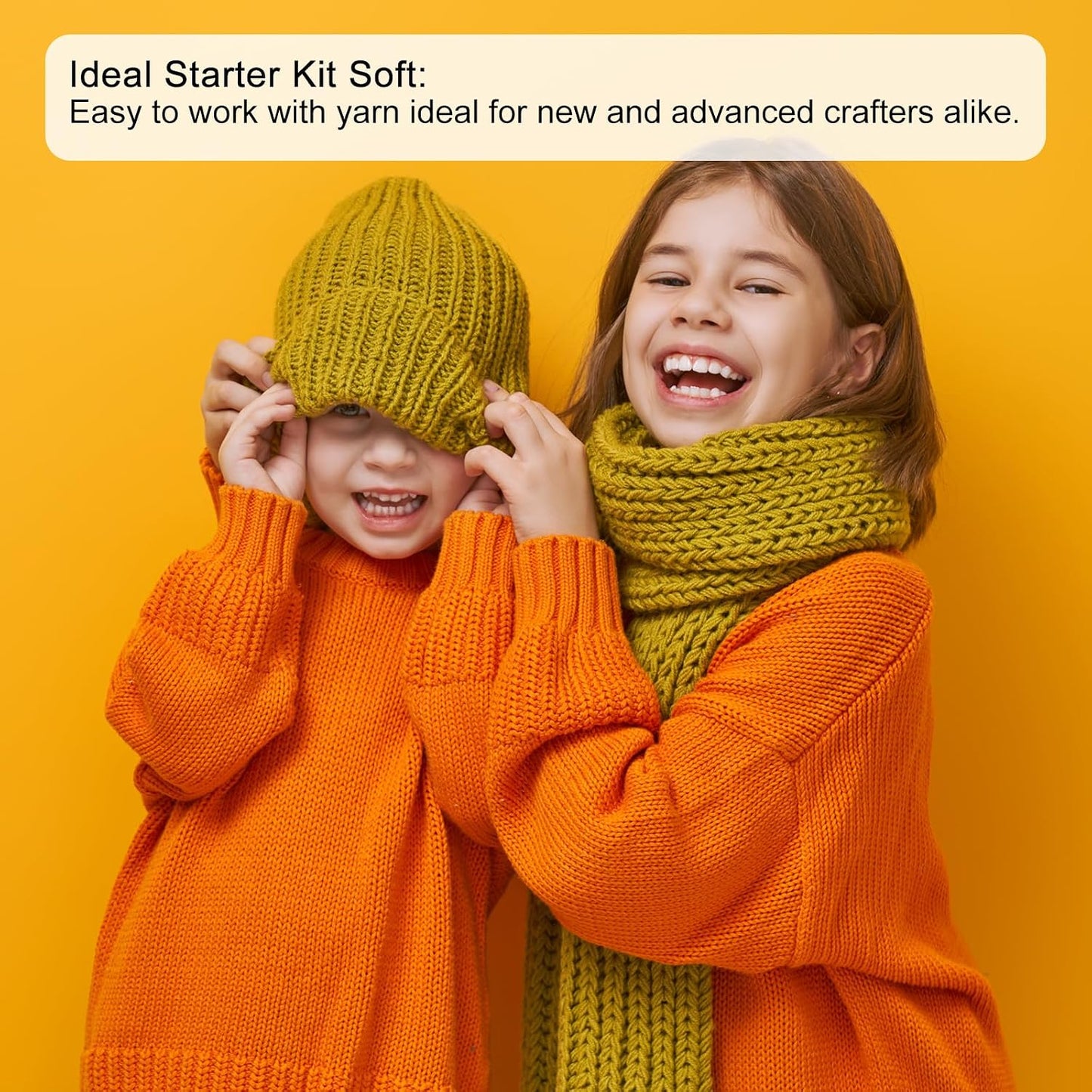 Cotton Yarn,100% Cotton Soft Knitting Yarn [for Hand DIY Bag Cushion Crocheting Knitting Projects Home Decor], -4 Skeins/4×218yards/4×4.54oz/Light Yellow