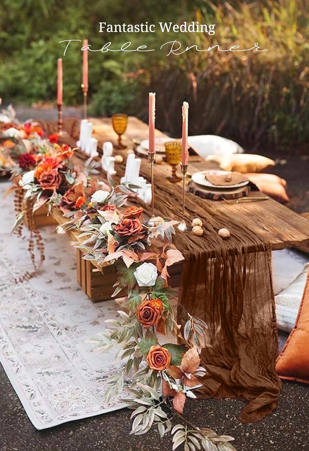 10 Pack Light Yellow Cheesecloth Table Runner 17x108 Inch Semi Sheer Boho Gauze Cheese Cloth Table Runners, for Wedding Bridal Shower Birthday Party Home Decor Garden Farmhouse