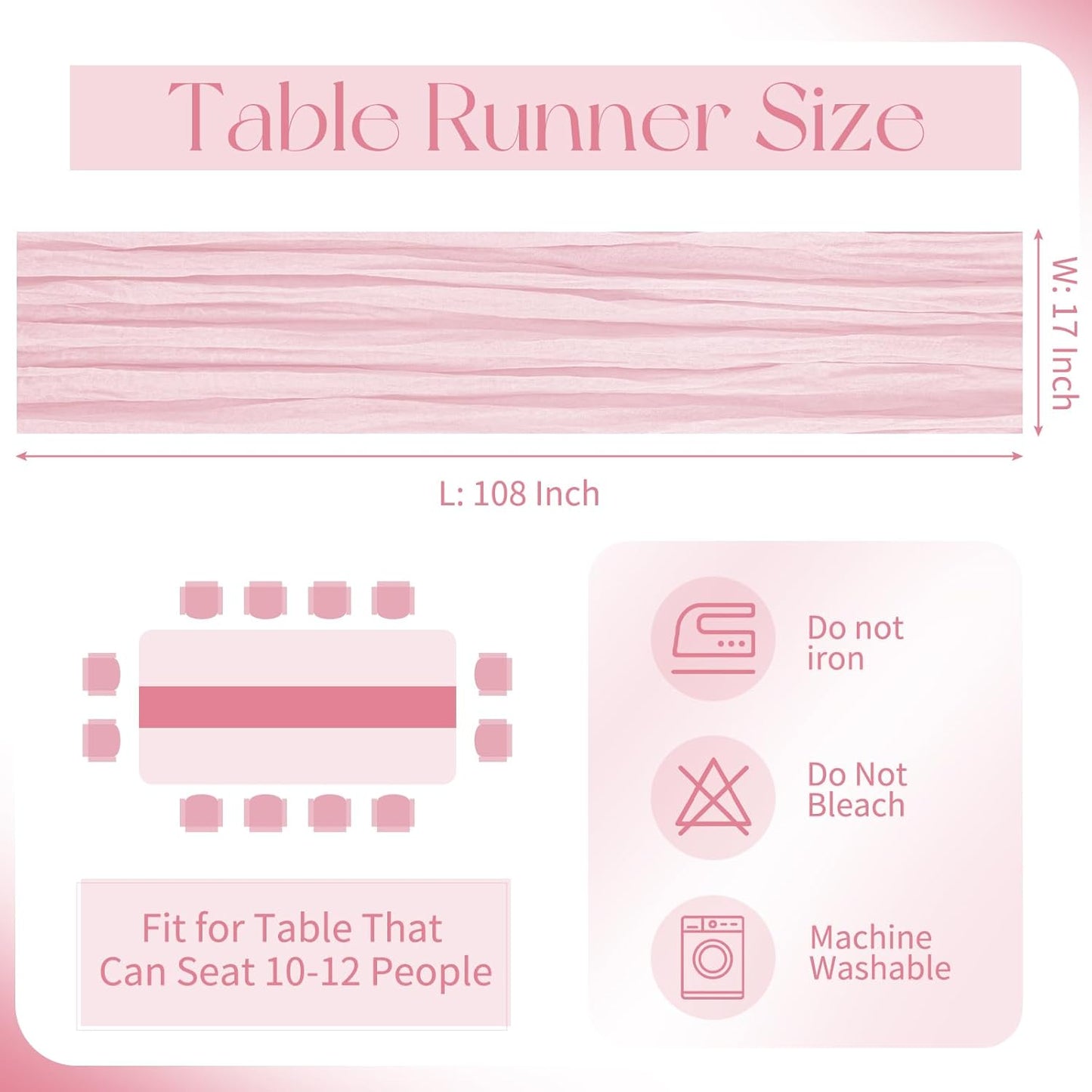 10 Pack Light Yellow Cheesecloth Table Runner 17x108 Inch Semi Sheer Boho Gauze Cheese Cloth Table Runners, for Wedding Bridal Shower Birthday Party Home Decor Garden Farmhouse