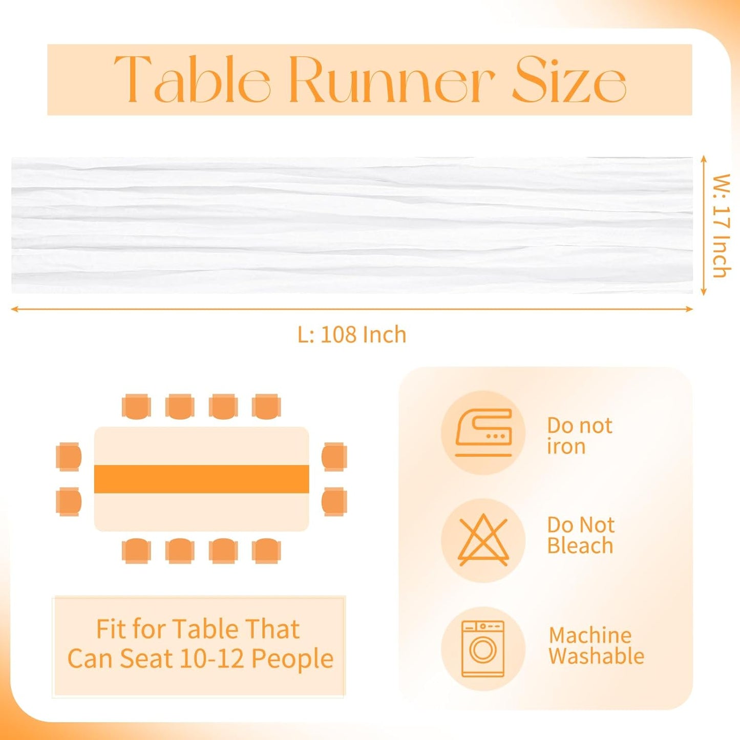 10 Pack Light Yellow Cheesecloth Table Runner 17x108 Inch Semi Sheer Boho Gauze Cheese Cloth Table Runners, for Wedding Bridal Shower Birthday Party Home Decor Garden Farmhouse