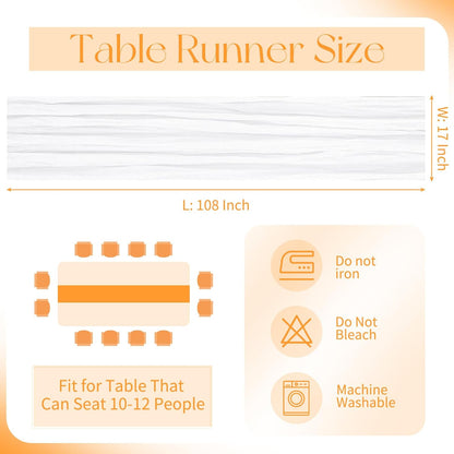 10 Pack Light Yellow Cheesecloth Table Runner 17x108 Inch Semi Sheer Boho Gauze Cheese Cloth Table Runners, for Wedding Bridal Shower Birthday Party Home Decor Garden Farmhouse