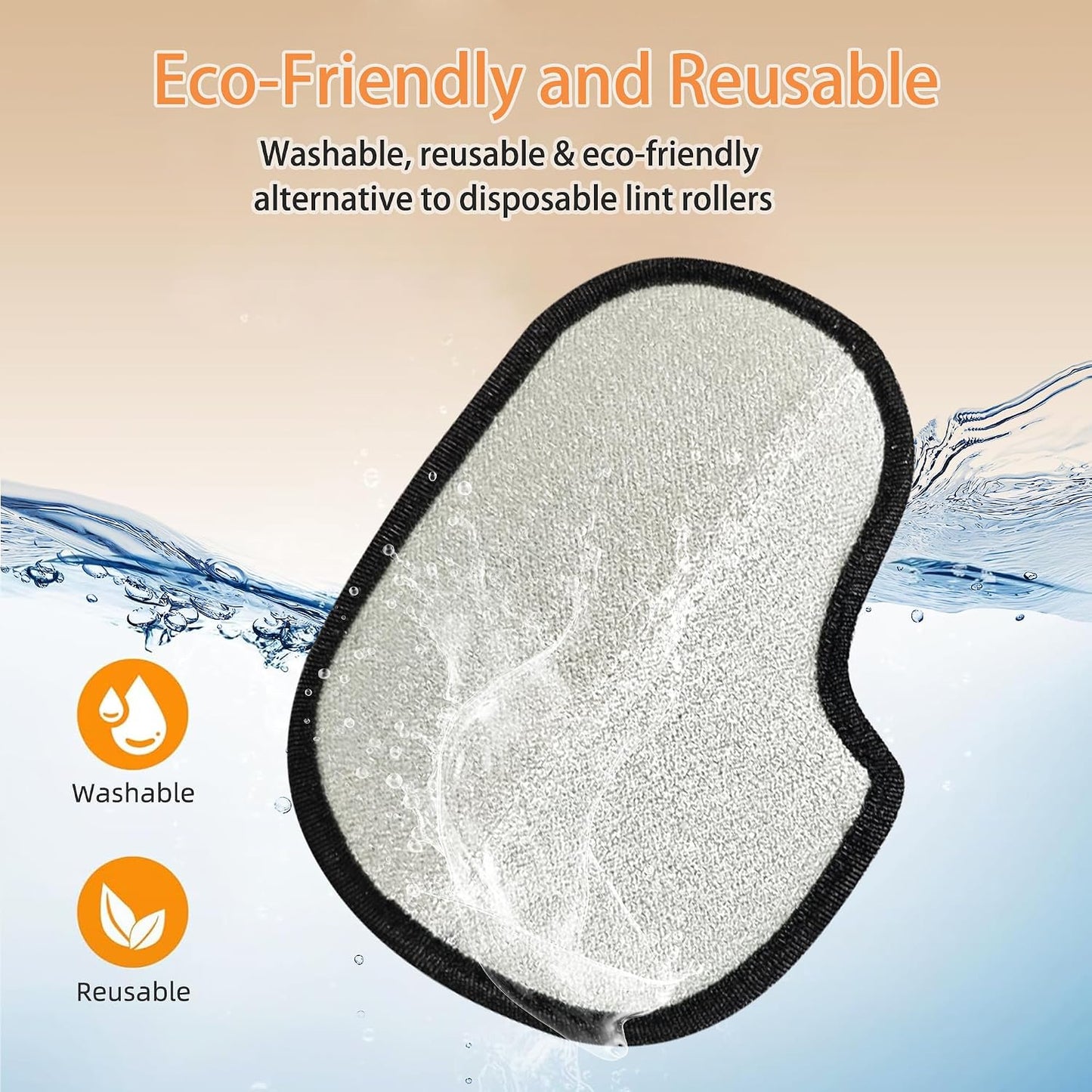 Pet Hair Removal Glove for Dogs and Cats, Electrostatic Pet Hair Remover Gloves, Upgraded Double Sided Magic Brush Pet Hair Remover for Couch,Carpet,Bed Sheets,Blankets,Clothes-Yellow