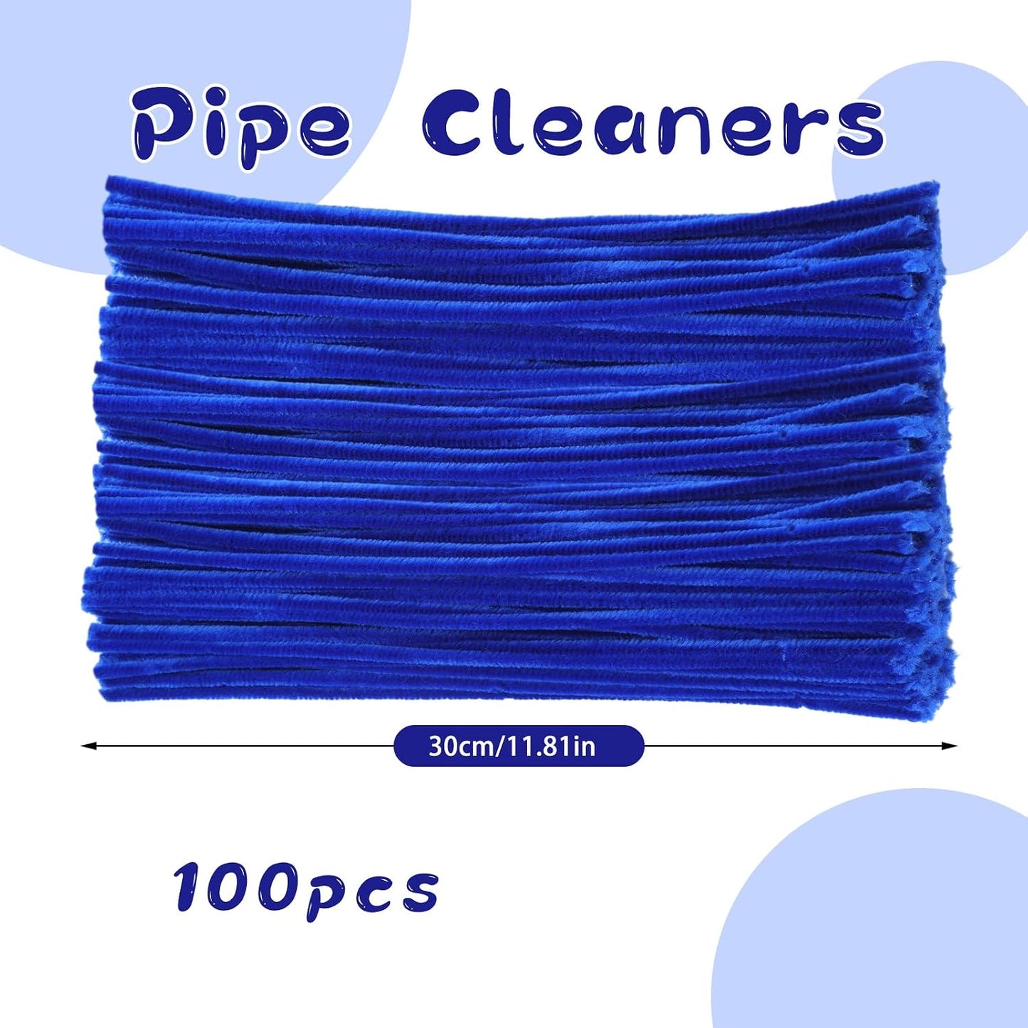 Pipe Cleaners Craft, 100Pcs Yellow Chenille Stems for Craft Supplies | Yellow Pipe Cleaners Bulk for Home Arts and Crafts Supplies, DIY Festivals Bouquet Limpia Pipas for Flower Making