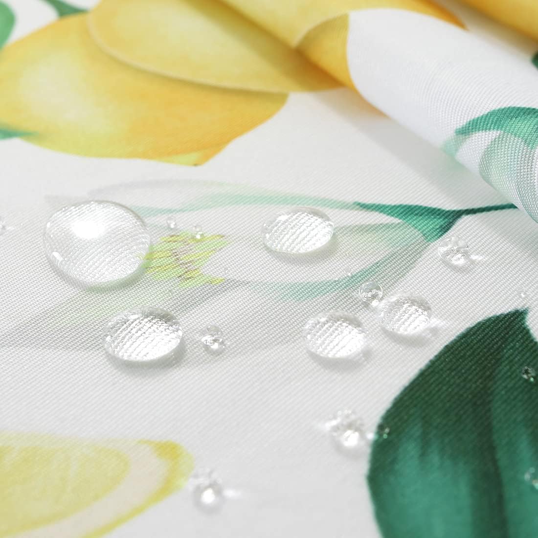Lemon Tablecloth Rectangle, Summer Table Cloth Wrinkle Resistant, Spill-Proof & Oil-Proof Table Cover with Lemon Pattern for Kitchen Dining Holiday Party Decorations-52 x 70 Inch