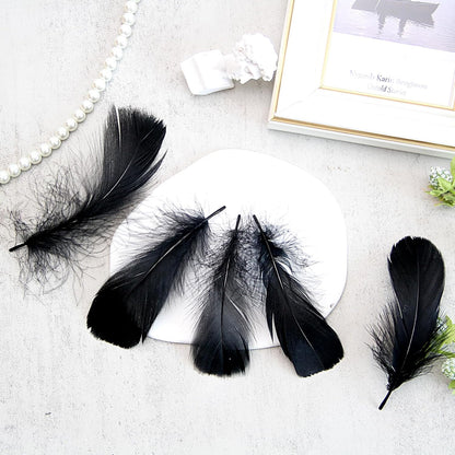 Lamar 300 Pcs Yellow Craft Feathers 2-3 in | Bulk feathers for dream catchers, art projects, DIY crafts, handi crafts, and party decor