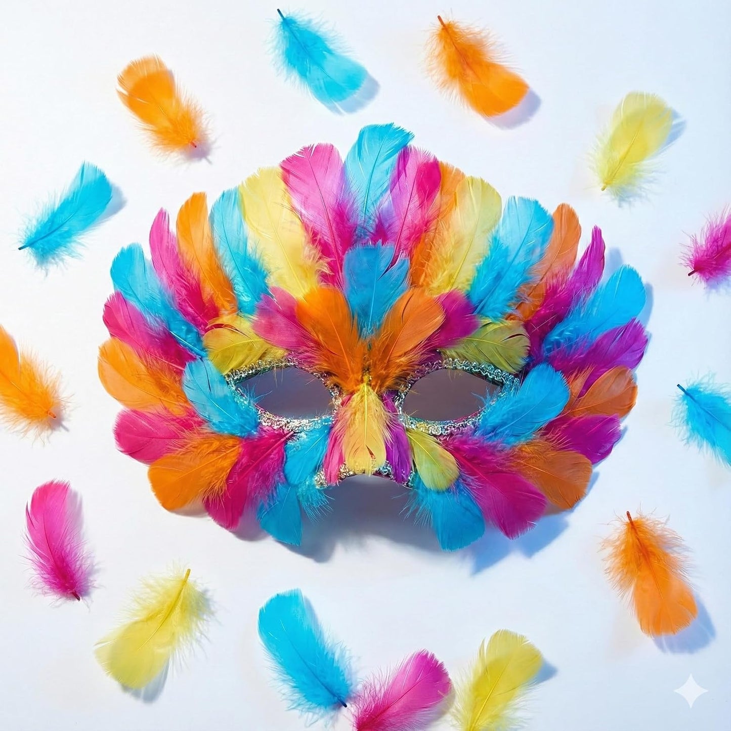 Lamar 300 Pcs Yellow Craft Feathers 2-3 in | Bulk feathers for dream catchers, art projects, DIY crafts, handi crafts, and party decor