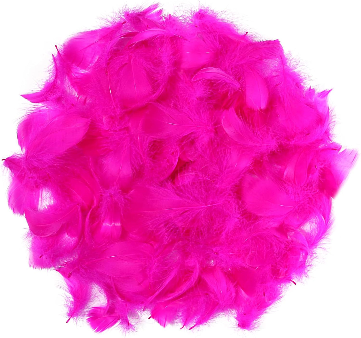 Lamar 300 Pcs Yellow Craft Feathers 2-3 in | Bulk feathers for dream catchers, art projects, DIY crafts, handi crafts, and party decor