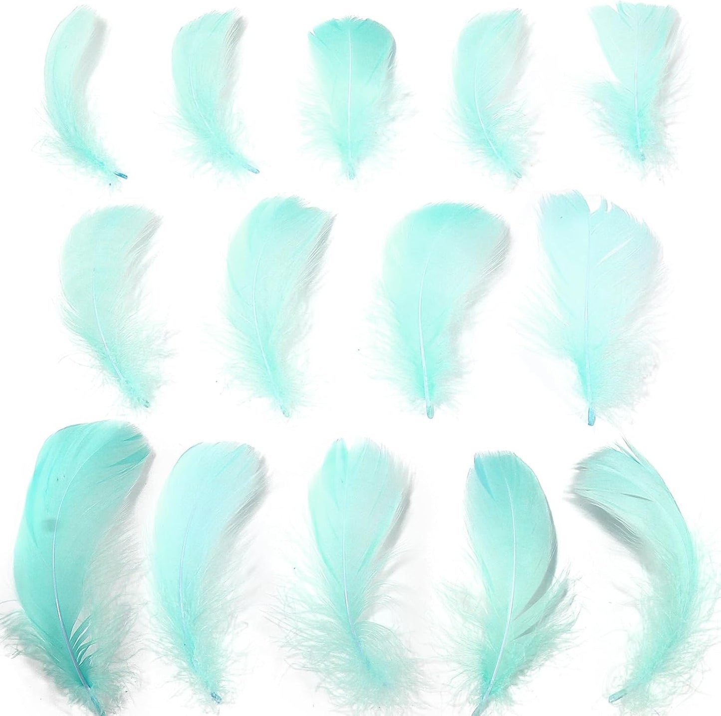 Lamar 300 Pcs Yellow Craft Feathers 2-3 in | Bulk feathers for dream catchers, art projects, DIY crafts, handi crafts, and party decor