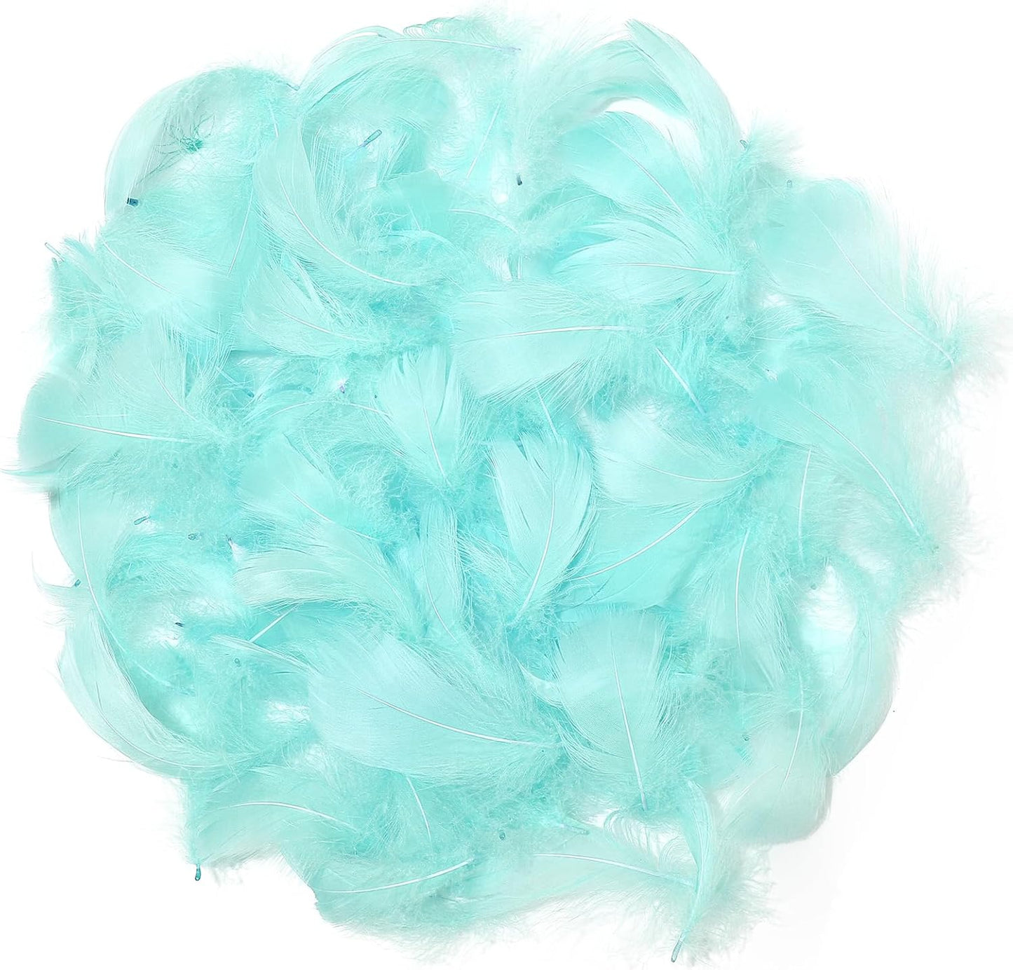 Lamar 300 Pcs Yellow Craft Feathers 2-3 in | Bulk feathers for dream catchers, art projects, DIY crafts, handi crafts, and party decor