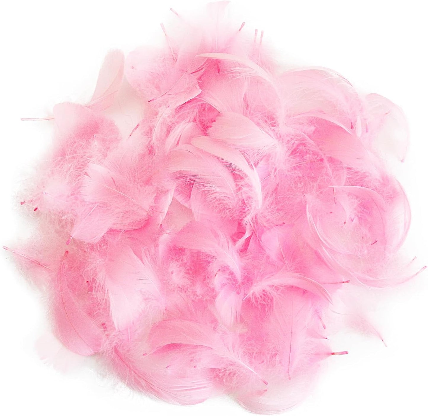 Lamar 300 Pcs Yellow Craft Feathers 2-3 in | Bulk feathers for dream catchers, art projects, DIY crafts, handi crafts, and party decor