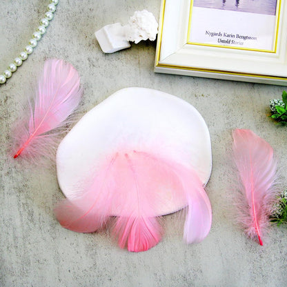 Lamar 300 Pcs Yellow Craft Feathers 2-3 in | Bulk feathers for dream catchers, art projects, DIY crafts, handi crafts, and party decor