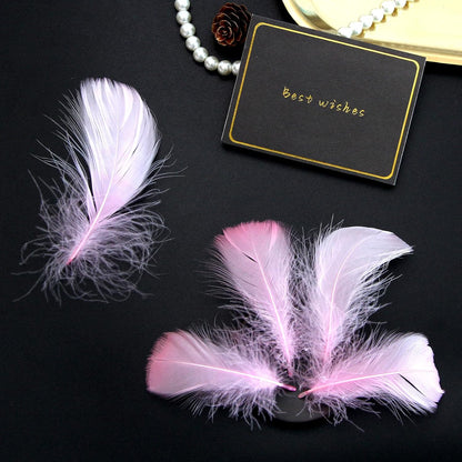 Lamar 300 Pcs Yellow Craft Feathers 2-3 in | Bulk feathers for dream catchers, art projects, DIY crafts, handi crafts, and party decor
