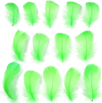 Lamar 300 Pcs Yellow Craft Feathers 2-3 in | Bulk feathers for dream catchers, art projects, DIY crafts, handi crafts, and party decor