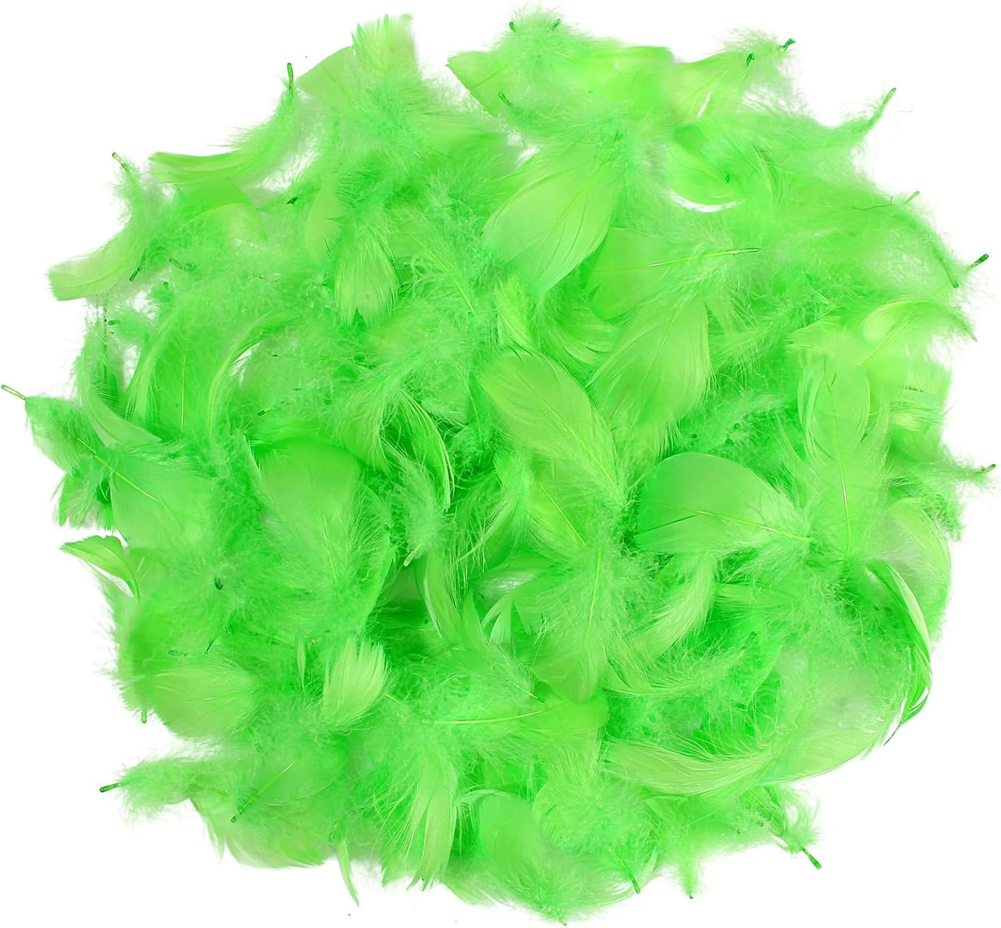 Lamar 300 Pcs Yellow Craft Feathers 2-3 in | Bulk feathers for dream catchers, art projects, DIY crafts, handi crafts, and party decor