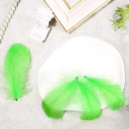 Lamar 300 Pcs Yellow Craft Feathers 2-3 in | Bulk feathers for dream catchers, art projects, DIY crafts, handi crafts, and party decor