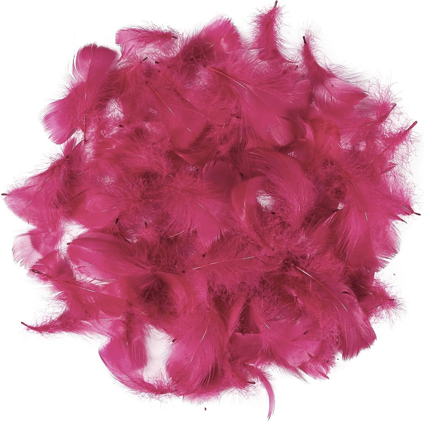 Lamar 300 Pcs Yellow Craft Feathers 2-3 in | Bulk feathers for dream catchers, art projects, DIY crafts, handi crafts, and party decor