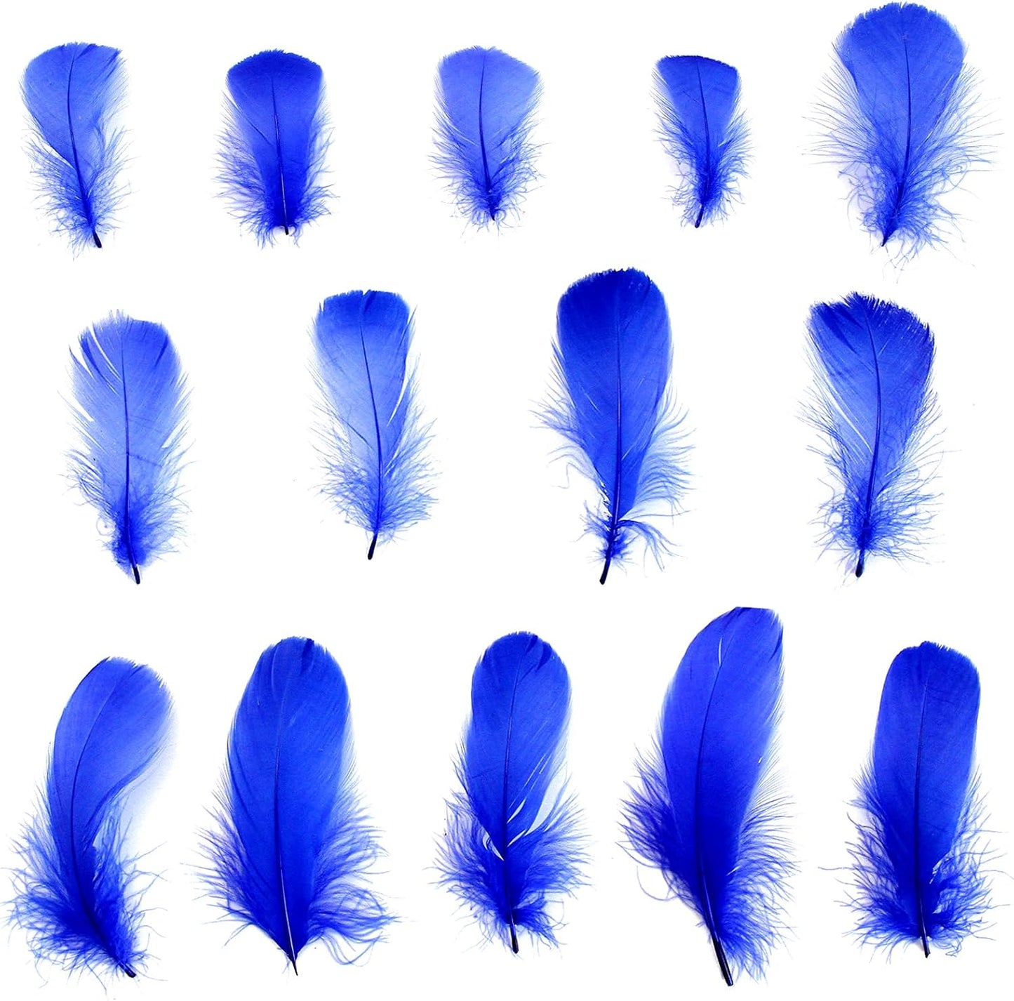 Lamar 300 Pcs Yellow Craft Feathers 2-3 in | Bulk feathers for dream catchers, art projects, DIY crafts, handi crafts, and party decor