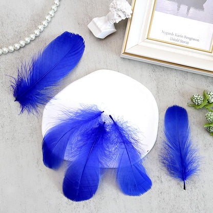 Lamar 300 Pcs Yellow Craft Feathers 2-3 in | Bulk feathers for dream catchers, art projects, DIY crafts, handi crafts, and party decor