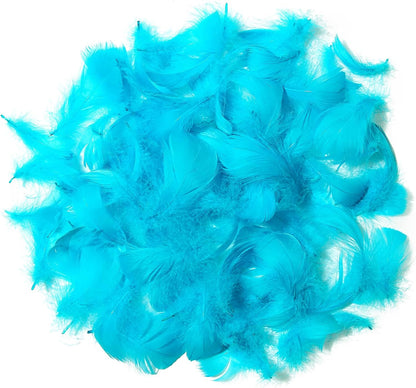 Lamar 300 Pcs Yellow Craft Feathers 2-3 in | Bulk feathers for dream catchers, art projects, DIY crafts, handi crafts, and party decor