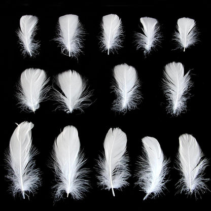 Lamar 300 Pcs Yellow Craft Feathers 2-3 in | Bulk feathers for dream catchers, art projects, DIY crafts, handi crafts, and party decor