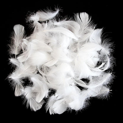 Lamar 300 Pcs Yellow Craft Feathers 2-3 in | Bulk feathers for dream catchers, art projects, DIY crafts, handi crafts, and party decor