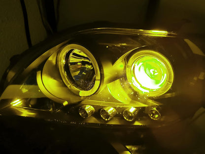 2x H16 5202 LED Fog Light Bulb for Powersports Advanced 3030 SMD Bright Colorful Daytime Running DRL Lamp, Golden Yellow