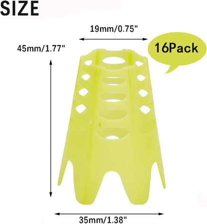 Golf Simulator Tees for Indoor & Outdoor Practice | Plastic Golf Mat Tees for Winter Turf and Driving Range