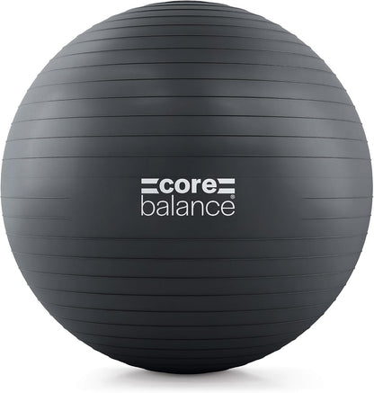 Exercise Ball, Stability Ball for Yoga, Pilates and Fitness, Gym Ball for Home Gym and Office Chair, Training, Physical Therapy, Anti Burst, Pump Included, 55cm 65cm 75cm 85cm