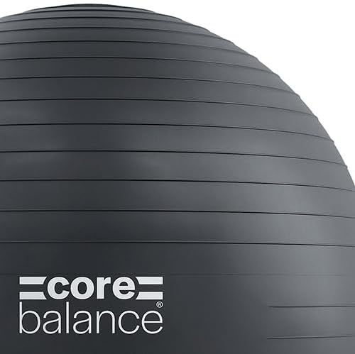Exercise Ball, Stability Ball for Yoga, Pilates and Fitness, Gym Ball for Home Gym and Office Chair, Training, Physical Therapy, Anti Burst, Pump Included, 55cm 65cm 75cm 85cm