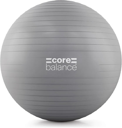 Exercise Ball, Stability Ball for Yoga, Pilates and Fitness, Gym Ball for Home Gym and Office Chair, Training, Physical Therapy, Anti Burst, Pump Included, 55cm 65cm 75cm 85cm