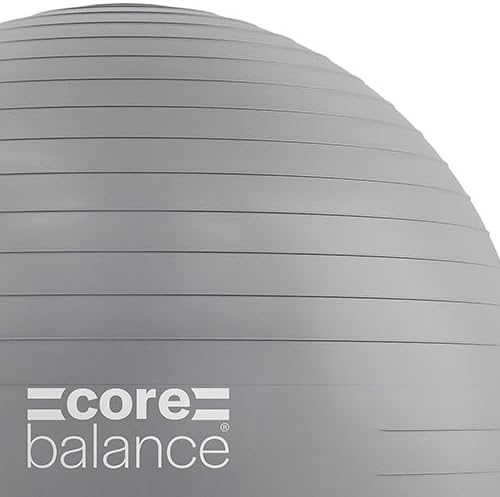 Exercise Ball, Stability Ball for Yoga, Pilates and Fitness, Gym Ball for Home Gym and Office Chair, Training, Physical Therapy, Anti Burst, Pump Included, 55cm 65cm 75cm 85cm