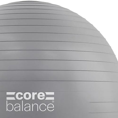 Exercise Ball, Stability Ball for Yoga, Pilates and Fitness, Gym Ball for Home Gym and Office Chair, Training, Physical Therapy, Anti Burst, Pump Included, 55cm 65cm 75cm 85cm