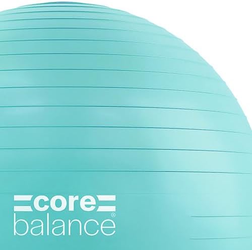 Exercise Ball, Stability Ball for Yoga, Pilates and Fitness, Gym Ball for Home Gym and Office Chair, Training, Physical Therapy, Anti Burst, Pump Included, 55cm 65cm 75cm 85cm
