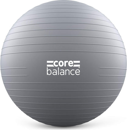 Exercise Ball, Stability Ball for Yoga, Pilates and Fitness, Gym Ball for Home Gym and Office Chair, Training, Physical Therapy, Anti Burst, Pump Included, 55cm 65cm 75cm 85cm