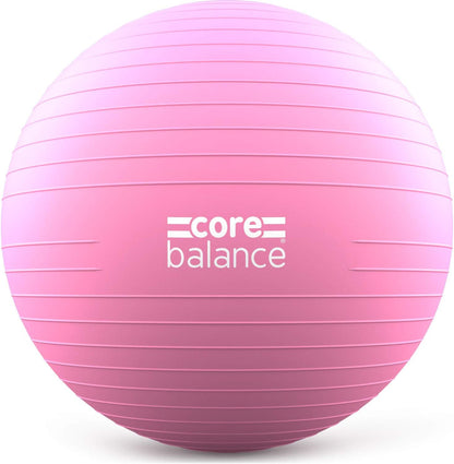 Exercise Ball, Stability Ball for Yoga, Pilates and Fitness, Gym Ball for Home Gym and Office Chair, Training, Physical Therapy, Anti Burst, Pump Included, 55cm 65cm 75cm 85cm