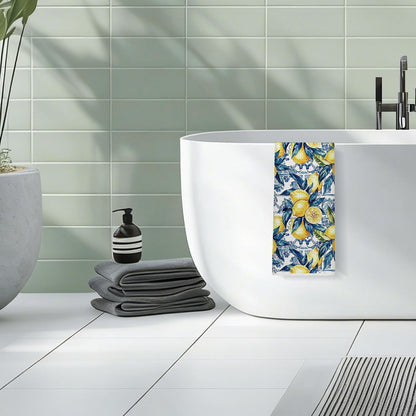Lemon Kitchen Towels, Lemon Decorative Hand Tea Dish Towels for Bathroom, Kitchen, Kids' Hand Towels 16x24 Inch