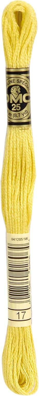 6-Strand Embroidery Cotton 8.7yd - Light Yellow Plum