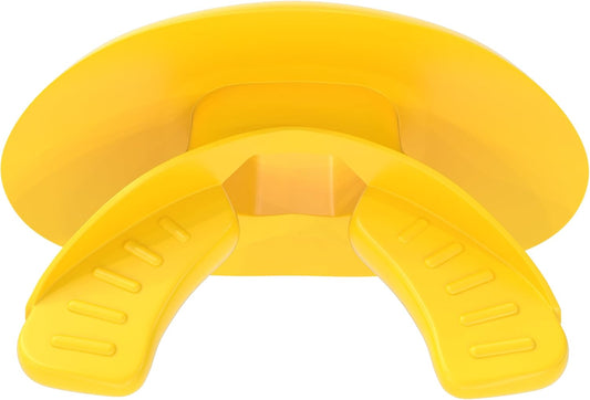 The Batman Football Mouth Guard – Hexa-Flow | Yellow DC Comics Edition | Impact-Resistant Lip Guard Mouthpiece | Adult & Youth