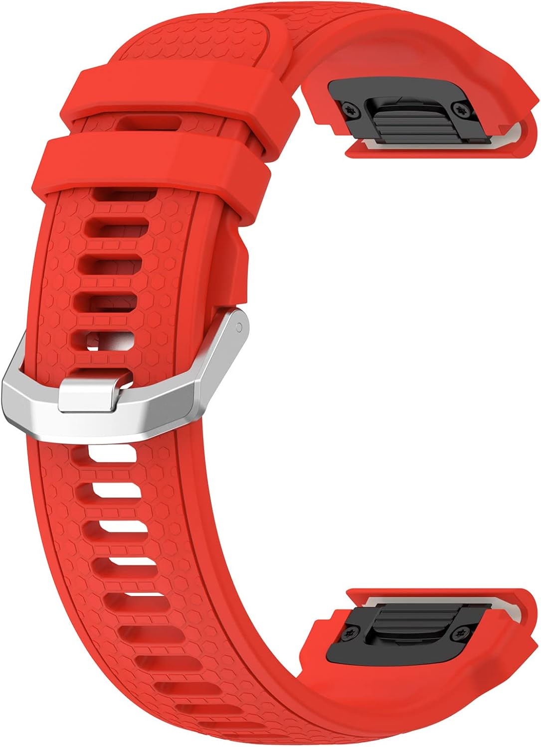 2Pack Compatible with Amazfit Falcon/for Garmin Fenix 8 47MM/Fenix E 47MM/Fenix 7/Fenix 6/Fenix 5/for COROS VERTIX Bands, 22MM Easy-fit Soft Silicone Watch Band Replacement Wristband Adjustable Bands Strap for Amazfit Falcon Smartwatches Accessory